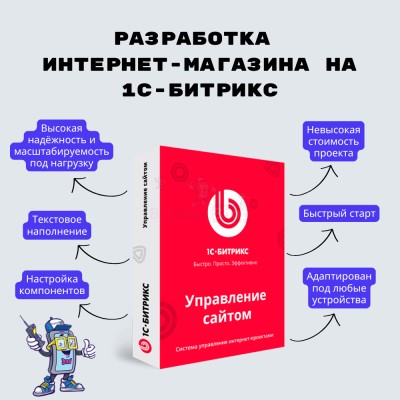 Разработка интернет-магазина на 1С-Битрикс - купить в Нанибике
